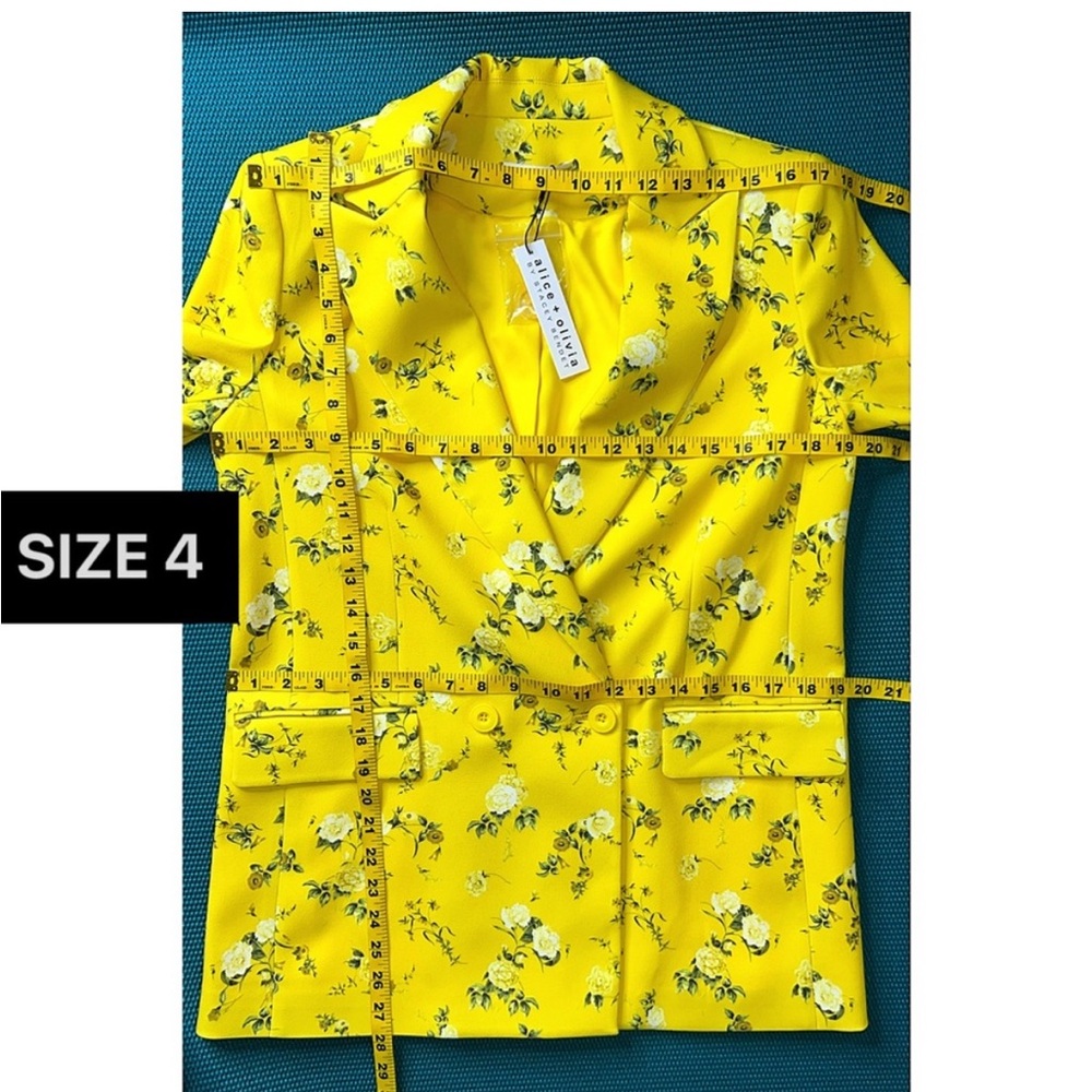 Alice and Olivia Justin Floral Blazer - Picture 3 of 5